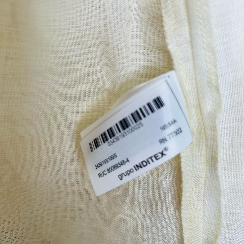 Zara Cream High-Neck Top - Picture 8 of 8
